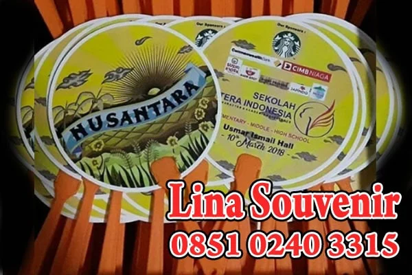 Souvenir Organisasi - Kipas Tangan Plastik